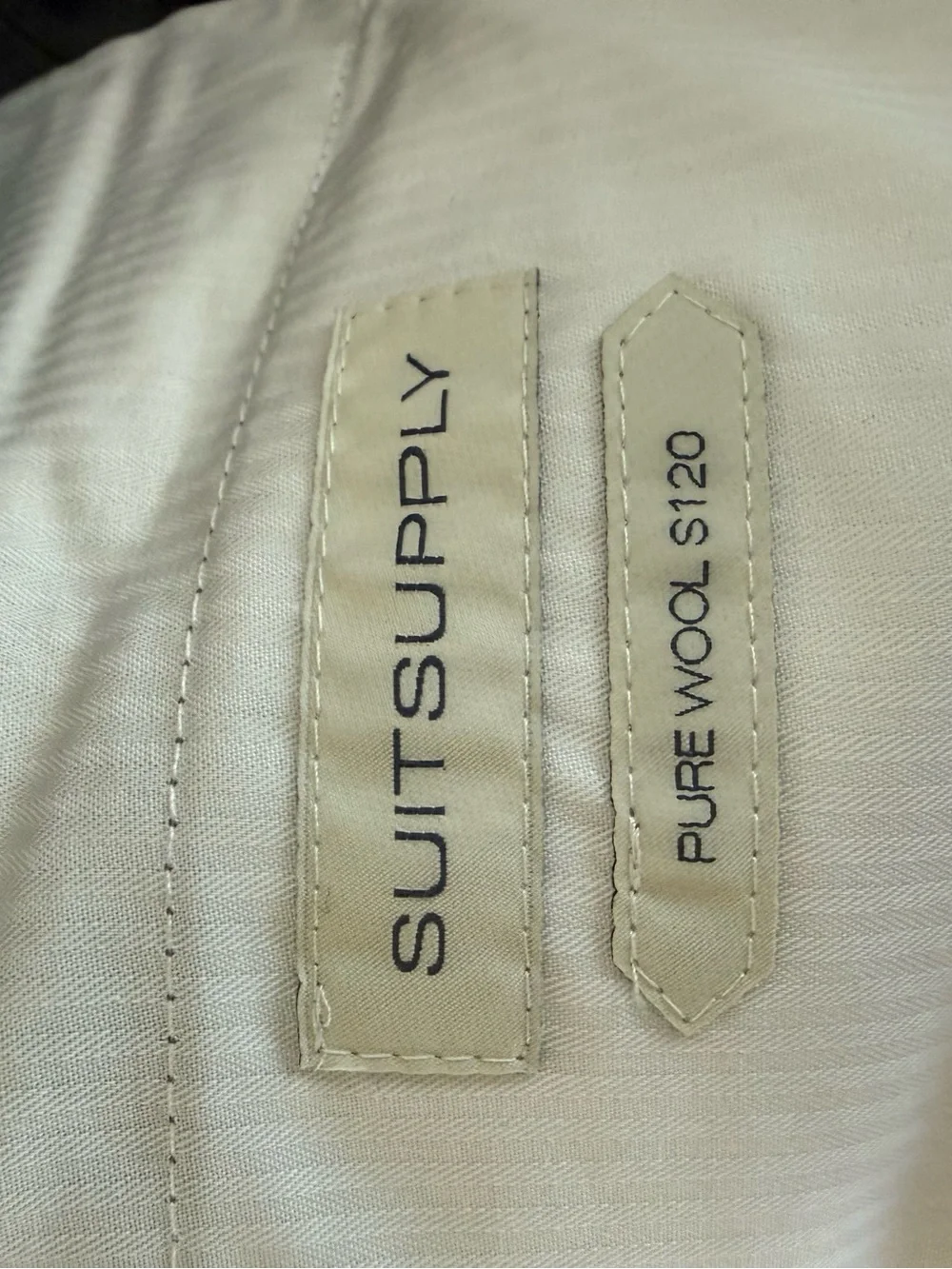 NWT Suitsupply Ames Pleat 50 US 34 Light Grey Gray Pure Wool VBC Super 120s